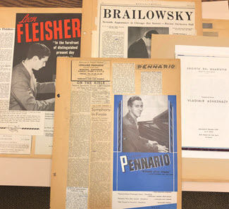 Photograph of Caine Alder Scrapbook pages
