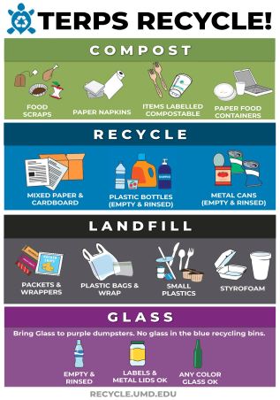 Waste Sort Summary Poster