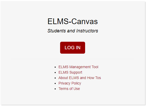 ELMS login