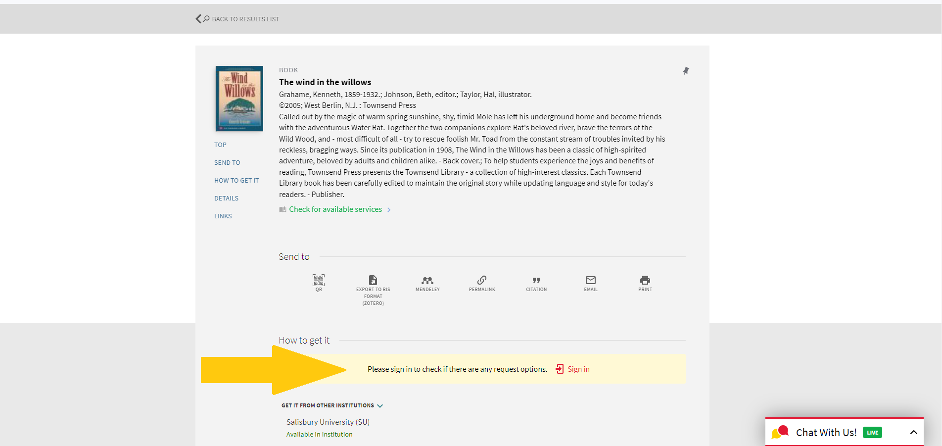Login to UMD Discover