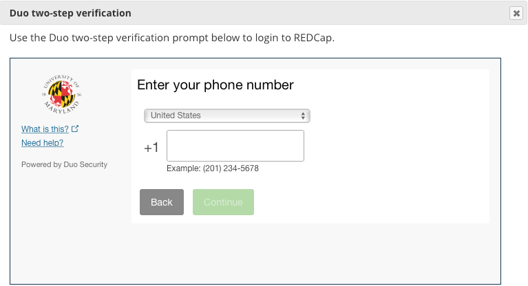 Enter your mobile phone number