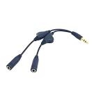 headphone splitter with volume controls