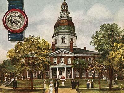 Maryland State Capitol, Annapolis, Maryland, circa 1907-1914