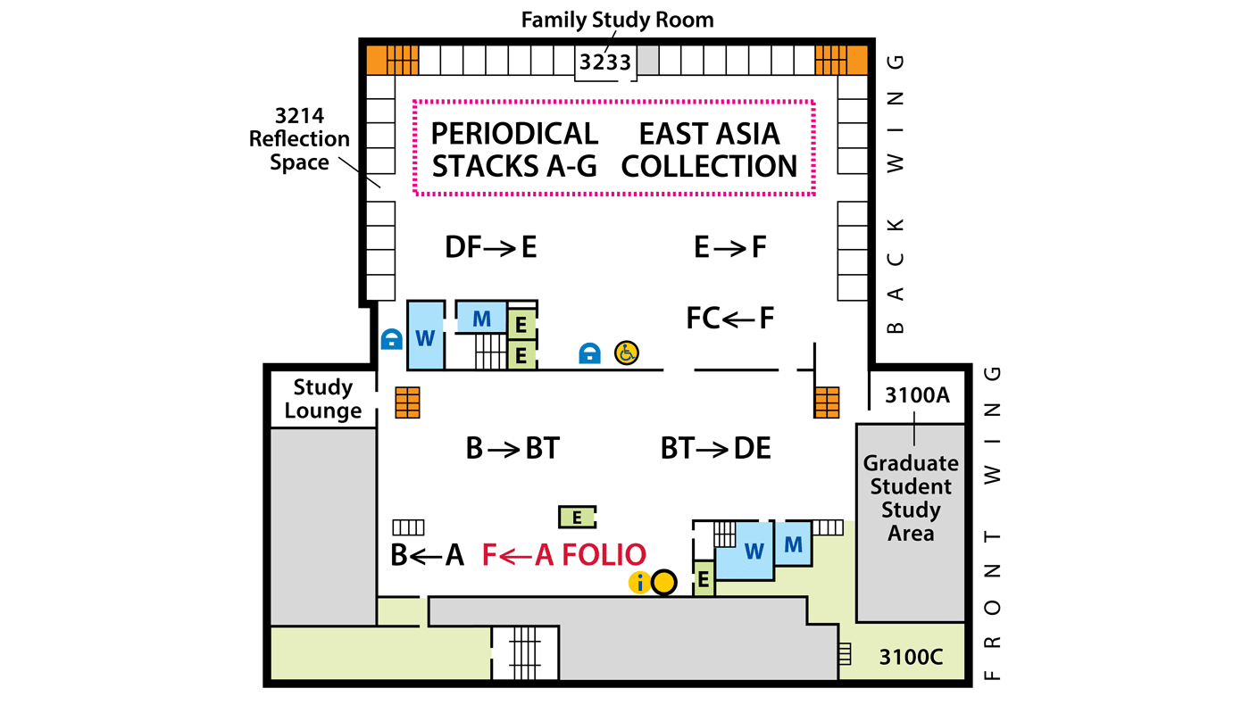 Floor plan for third floor