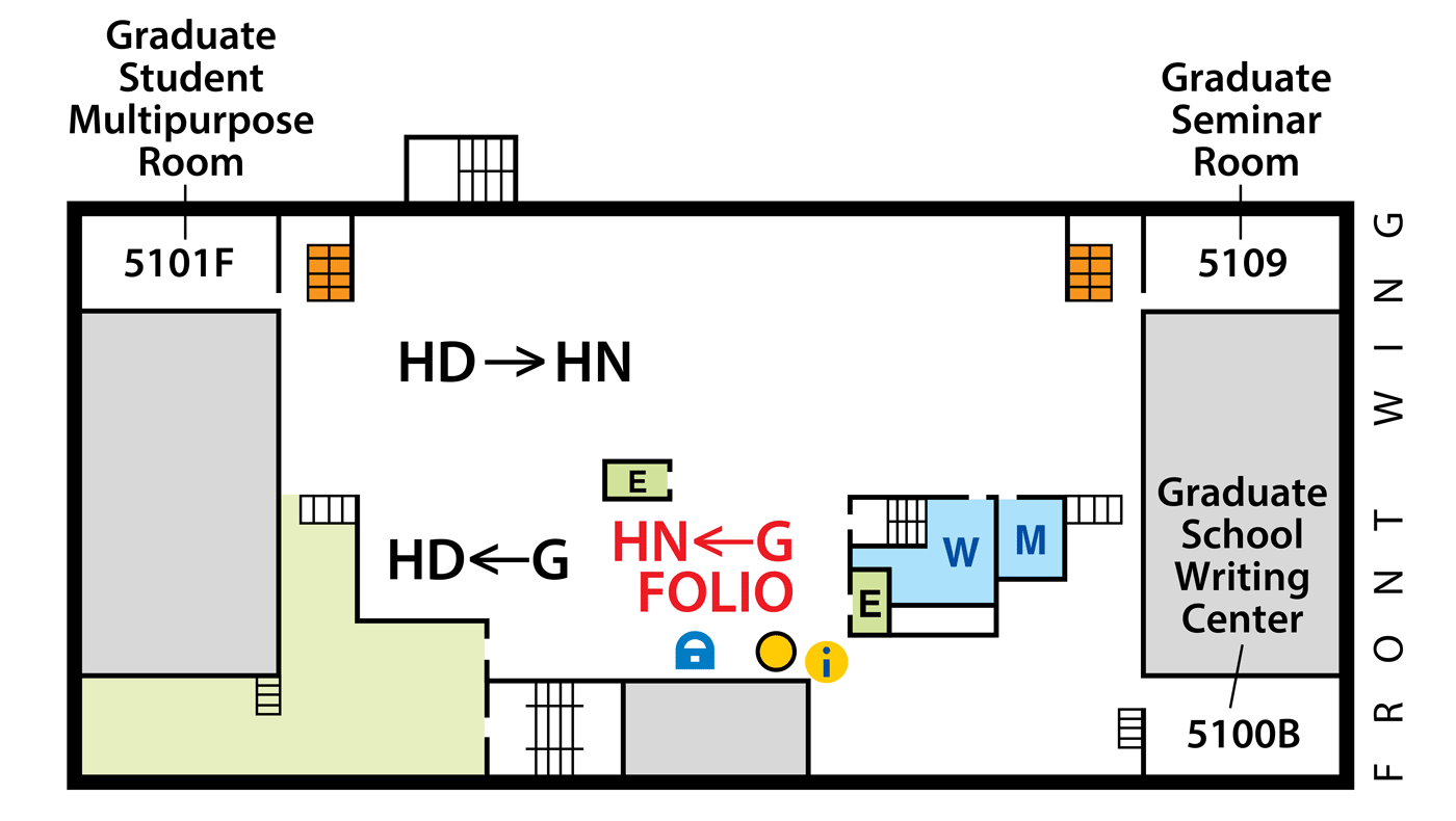 Floor plan for fifth floor