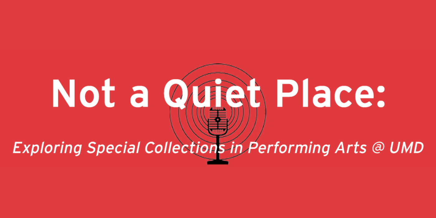 Not a Quiet Place logo on a red background.