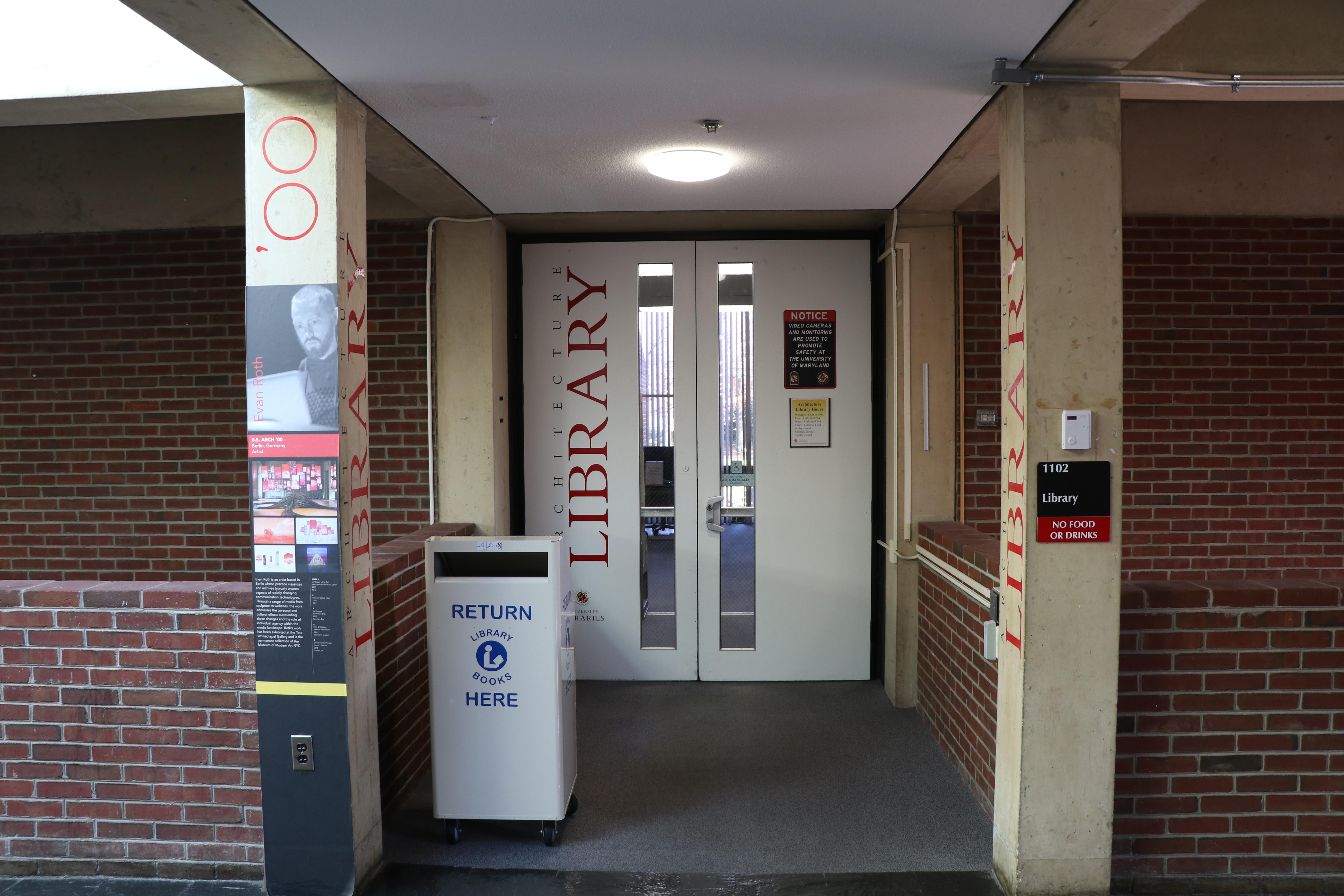 Architecture Library Entrance