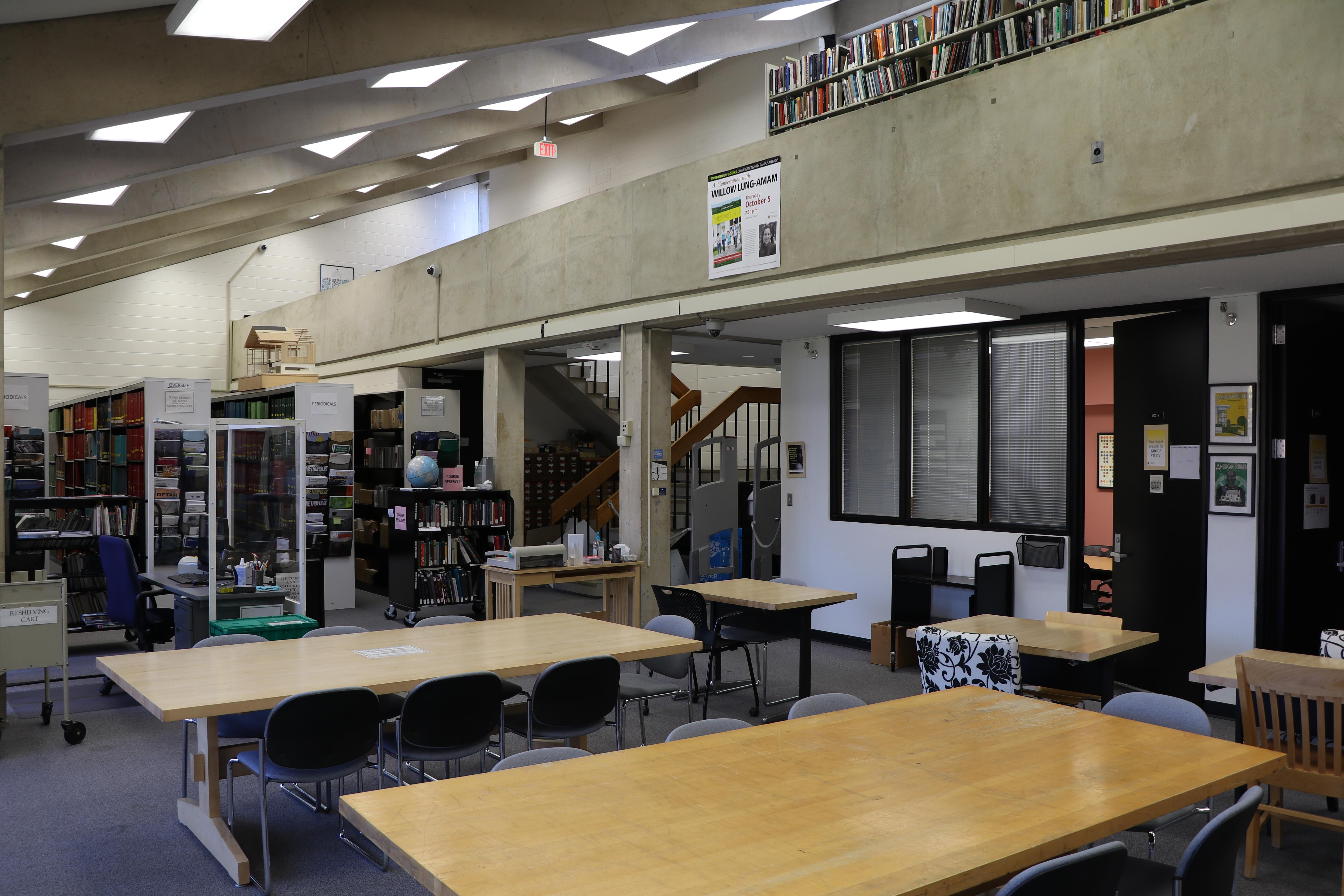 Interior of Architecture Library