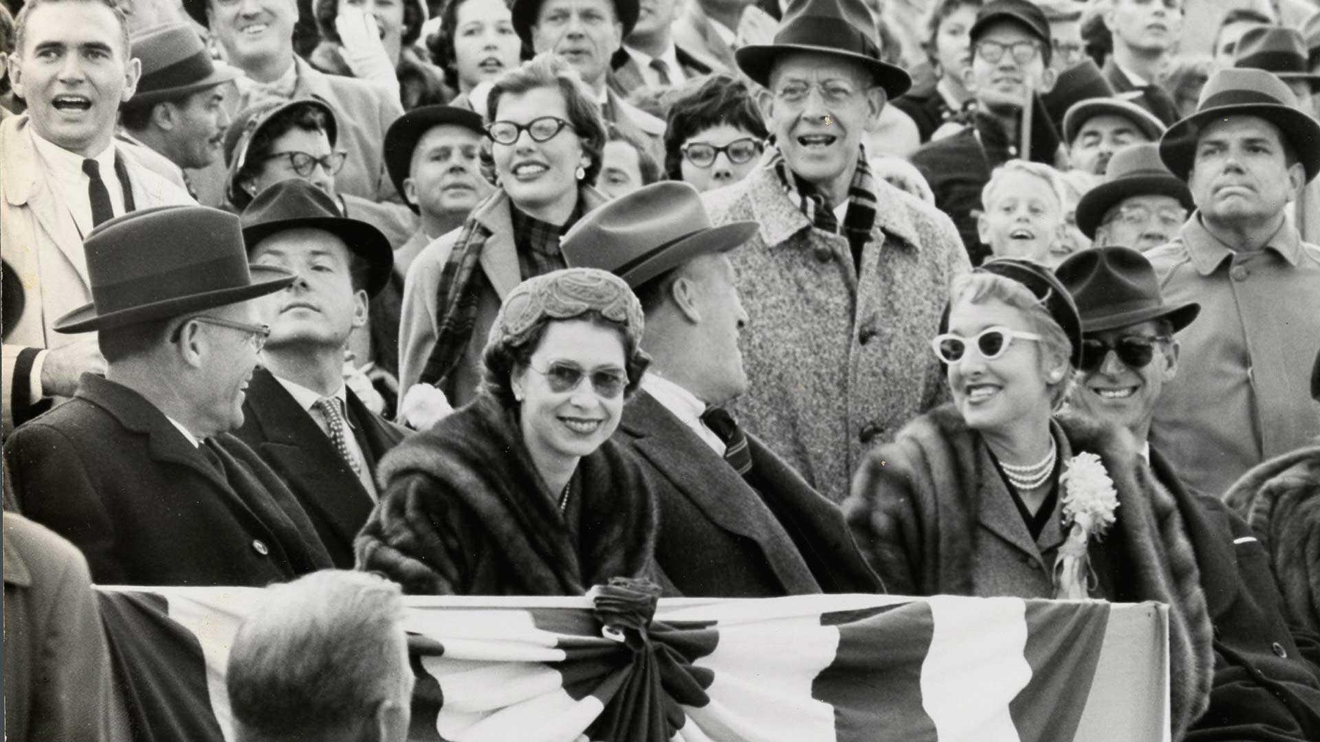 Queen Elizabeth at UMD football game