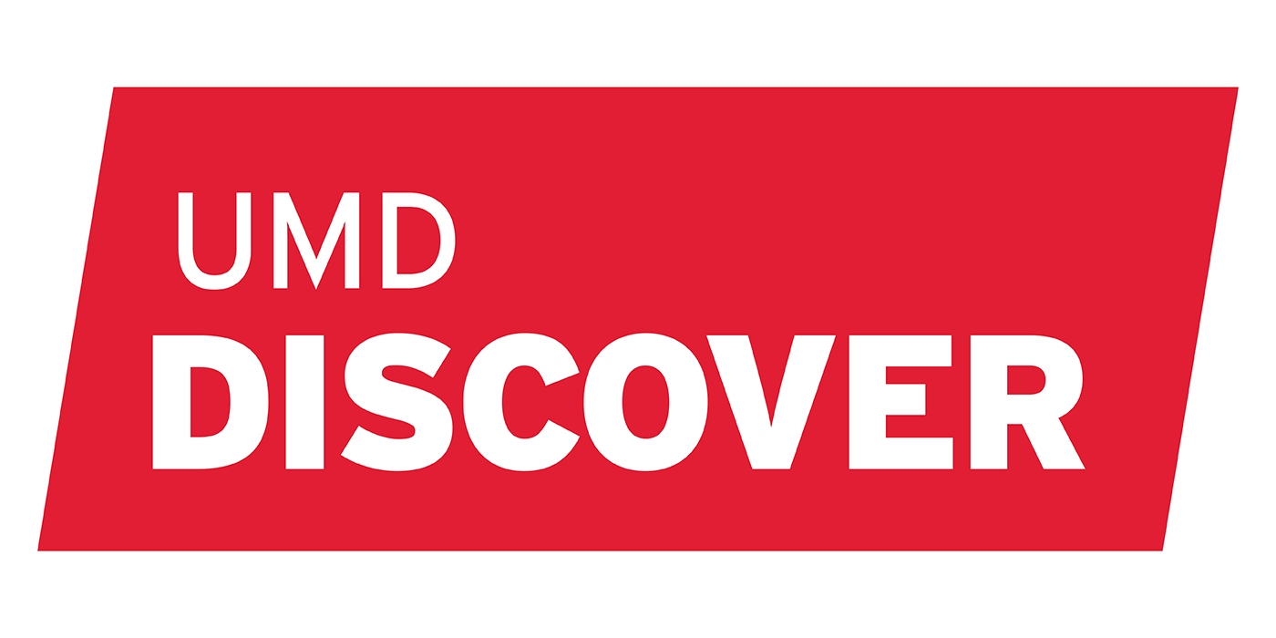 UMD Discover logo.