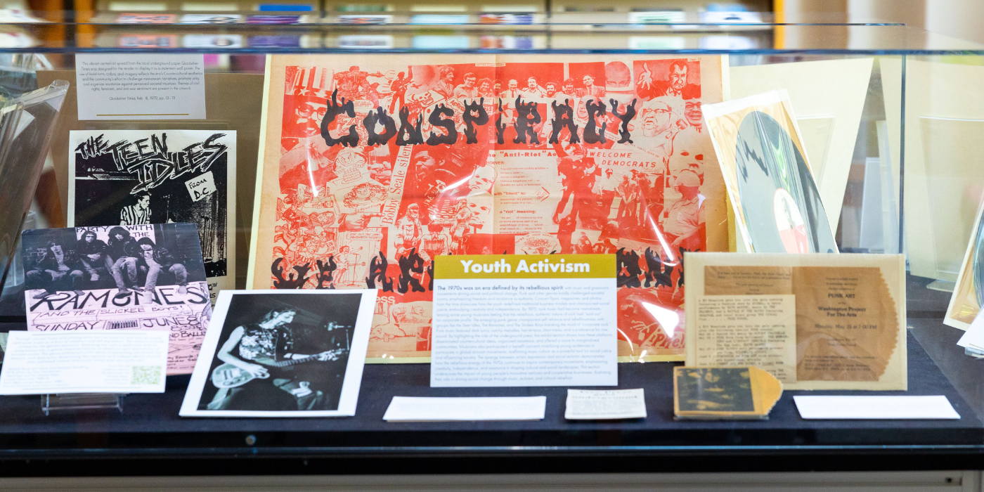 Pieces in the Counterculture exhibit